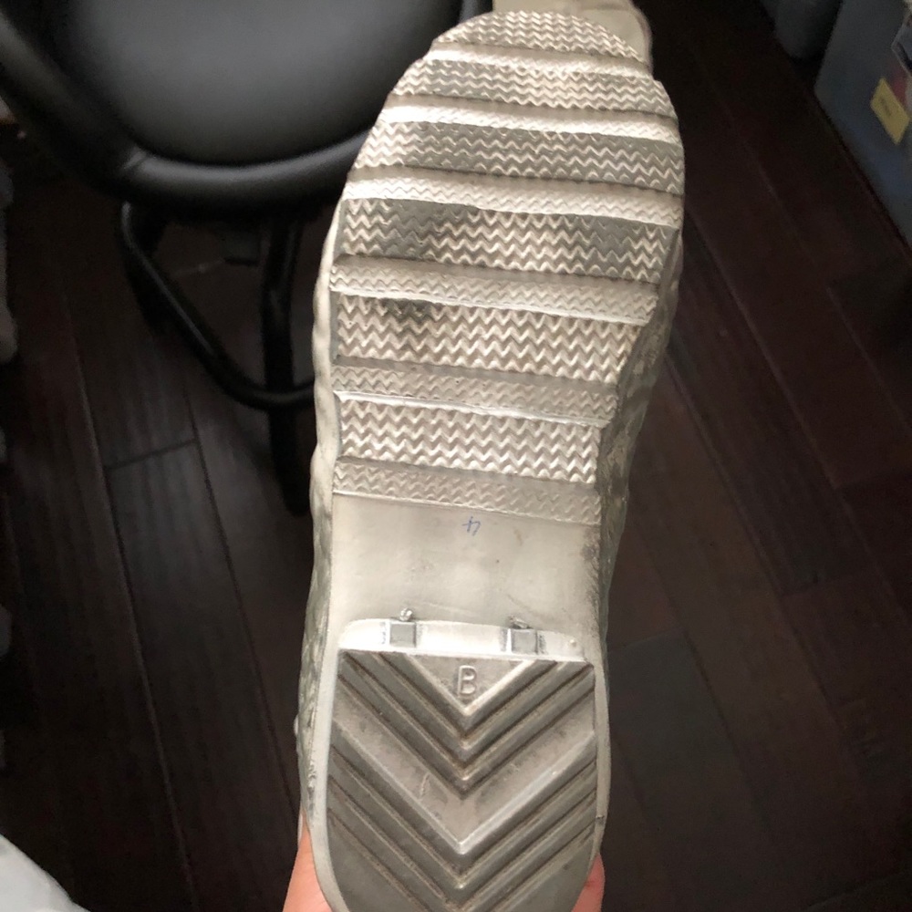 Hunter Jimmy Choo  silver grey croc rainboots - Picture 5 of 8